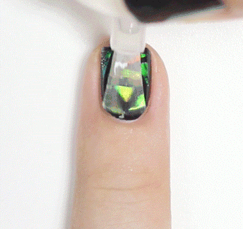 Latest glass nail art pictures