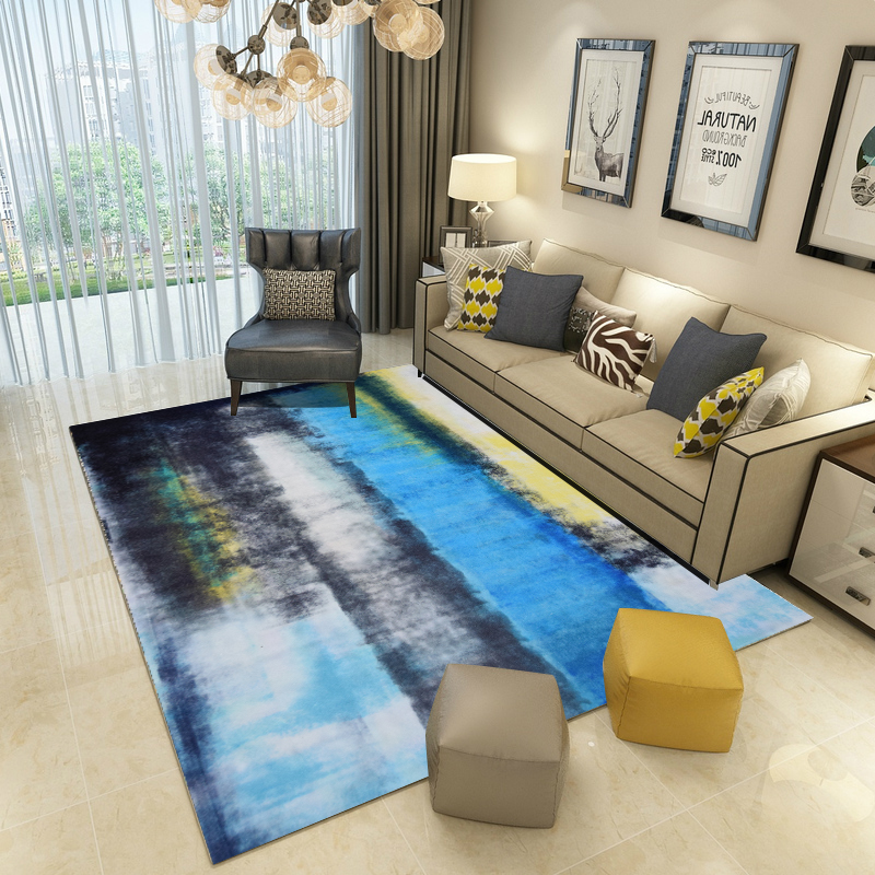 Modern minimalistic art abstract carpet | #room #roomdecor #design #eclectic #plants #livingroom #rugs #carpet #art #artwork #interiordesign #interior