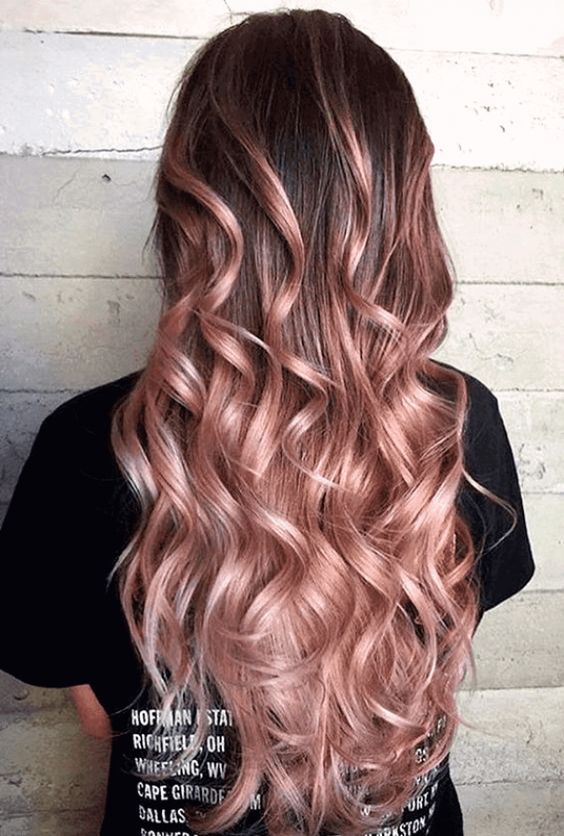 35 Charming Rose Gold Hair Colors Rose gold hair,hair colors,hairstyle ideas.